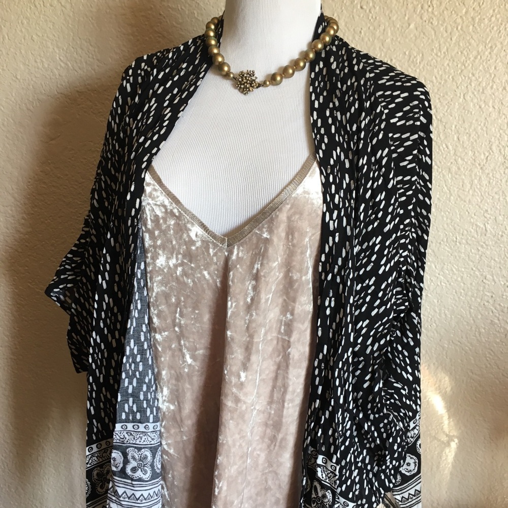 Zara Cream/Beige Crushed Velvet Camisole